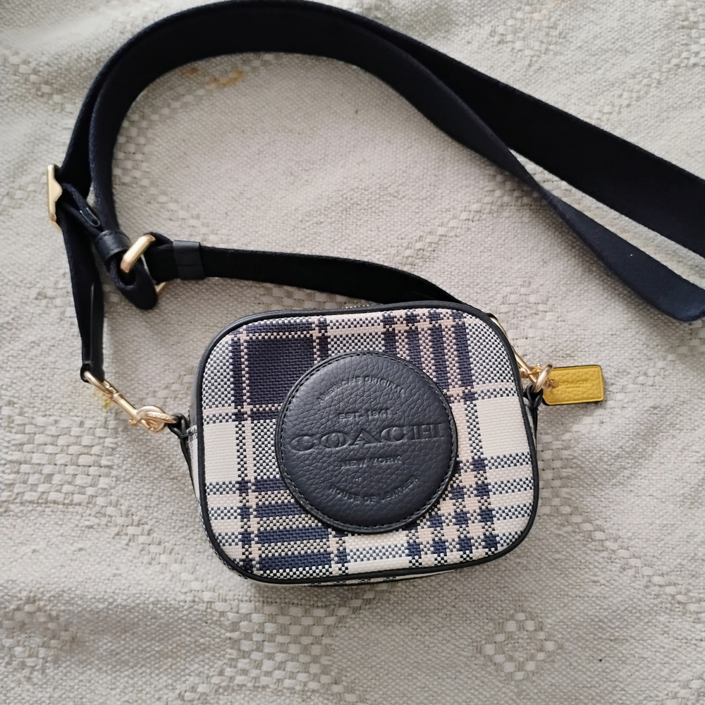 Coach Plaid Crossbody Bag